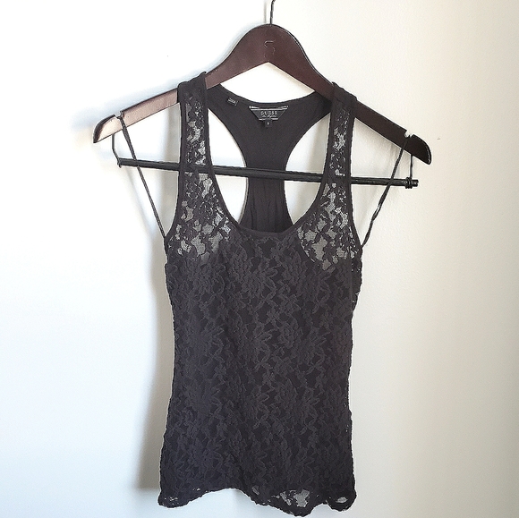 Guess | Lace Front Tank Top - Picture 14 of 14